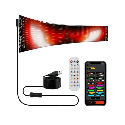 Panel ojos LED flexible 60cm + APP + USB + Garantía